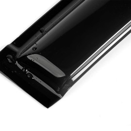 Deebior 4pcs Outside Mount Style Window Rain Guards Durable Side Wind Deflectors Dark Smoke Nice Window Visors Compatible with Nissan Pathfinder 2005-2012 94512