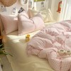 Nayoroom Bed Linen 135 x 200 cm Checked Pink White