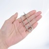M METERXITY 6-Pack Brooch Shape Cotter Safety Pin, 2x45mm Spring
