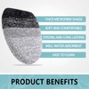 Arotive Soft Microfiber Bathroom Toilet Lid Cover, Machine Washable Seat