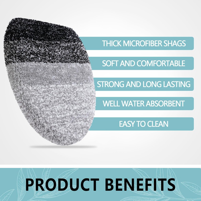 Arotive Soft Microfiber Bathroom Toilet Lid Cover, Machine Washable Seat