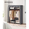 SONGMICS Closet Wardrobe, Portable Closet for Bedroom, Clothes Rail with