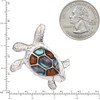 Aloha Jewelry Company 925 Sterling Silver Koa Wood and Abalone