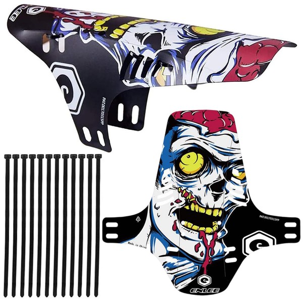 SWZY 2pcs MTB Mud Guard Front and Rear Compatible, Mountian