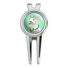 GRAPHICS & MORE Screaming Goat Golf Divot Repair Tool and Ball Marker