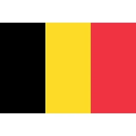 Premium Flag - 90 x 150 cm / 150 cm / 90 cm - Made of Polyester with Golden Eyelets - Durable and Weatherproof (Belgium)