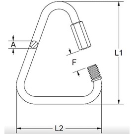 MarineNow 316 Stainless Steel Delta Quick Link Marine Grade Triangle Choose Size and Quantity (01-Pack, 05 mm (3/16"))