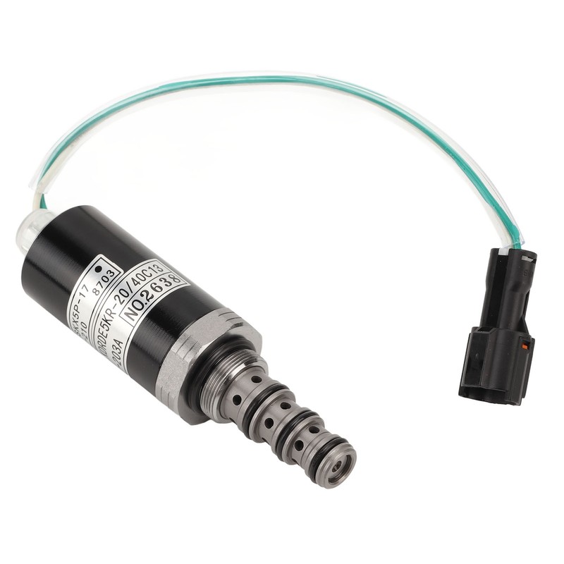 Alloy Steel Excavator Hydraulic Pump Solenoid Valve KDRDE5KR‑20/40C13‑203A for KOBELCO