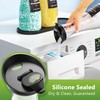 Galasily 3 Pack Laundry Detergent Dispenser Container with Tray, 54OZ