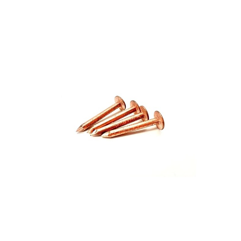 10 PCS Copper Clout Nails Roofing Slate Felt Nail, Tree
