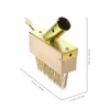 DOITOOL Weeding Wire Brush with Scraper Tools, Moss Removal Deck