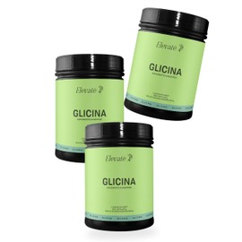 Glicina Pack 3 x 400 g (c/u) | Suplemento de Aminoácidos Esenciales para Energía, Sueño y Equilibrio Metabólico