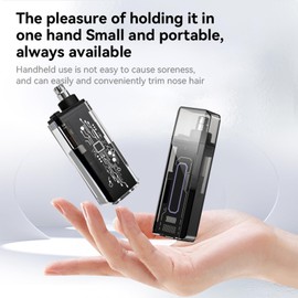 IMPORX Nose Hair Trimmer for Men and Women Rechargeable Professional Hair Removal Stocking Stuffers for Men Gifts Idea Waterproof for Washable Portable Travel Trimmer (1 Pack)