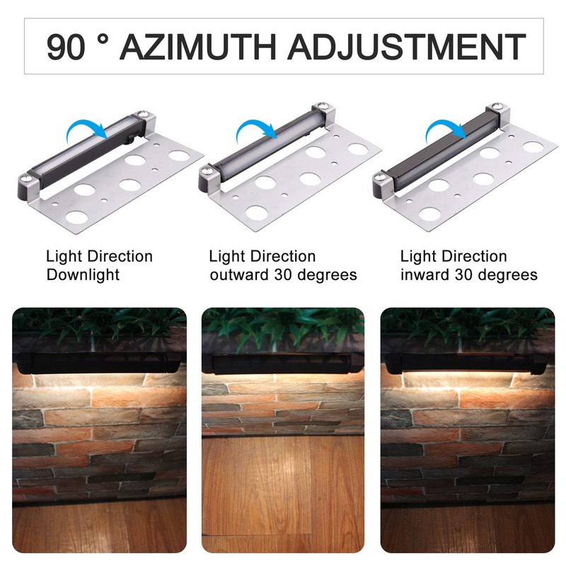 JOMITOP 1.5W Deck Step Light 7 Inch,LED Hardscape Paver Light,