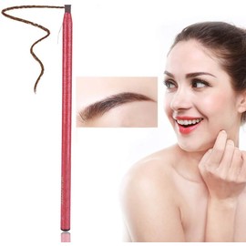 Lápiz de cejas microblading semipermanente, resistente al agua, color café, con delineador preciso y fácil de afilar