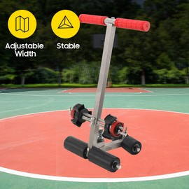 TABODD Four Wheel Court Striping Line Marking Machine, Tape Marking Machine Hand-Push Line Striping Machines Masking Tape Marking Equipment Floor Paint Tape Applicator for Basketball Pickleball Court
