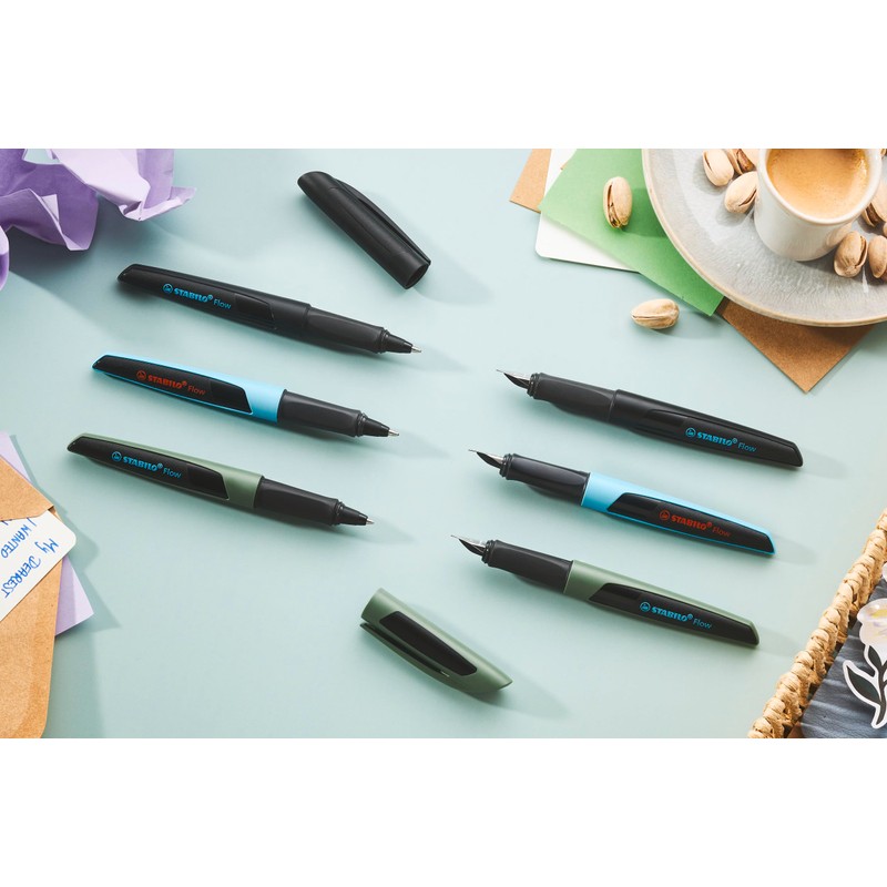 STABILO Ballpoint Pen Flow - Pack of 1 - Puristblue