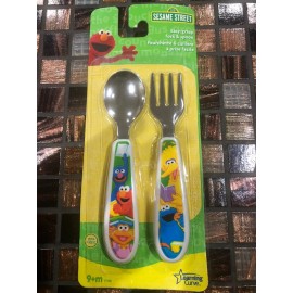 Sesame Street 123 Sesame Street Fork And Spoon 9+ M