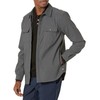 Unionbay Men's UB Tech Snap Front Performance Shirt Jacket, Charcoal
