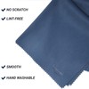 Bqover 6 Pack 11”x11” Extra Large Microfiber Eyeglass Cleaning Cloths,Premium