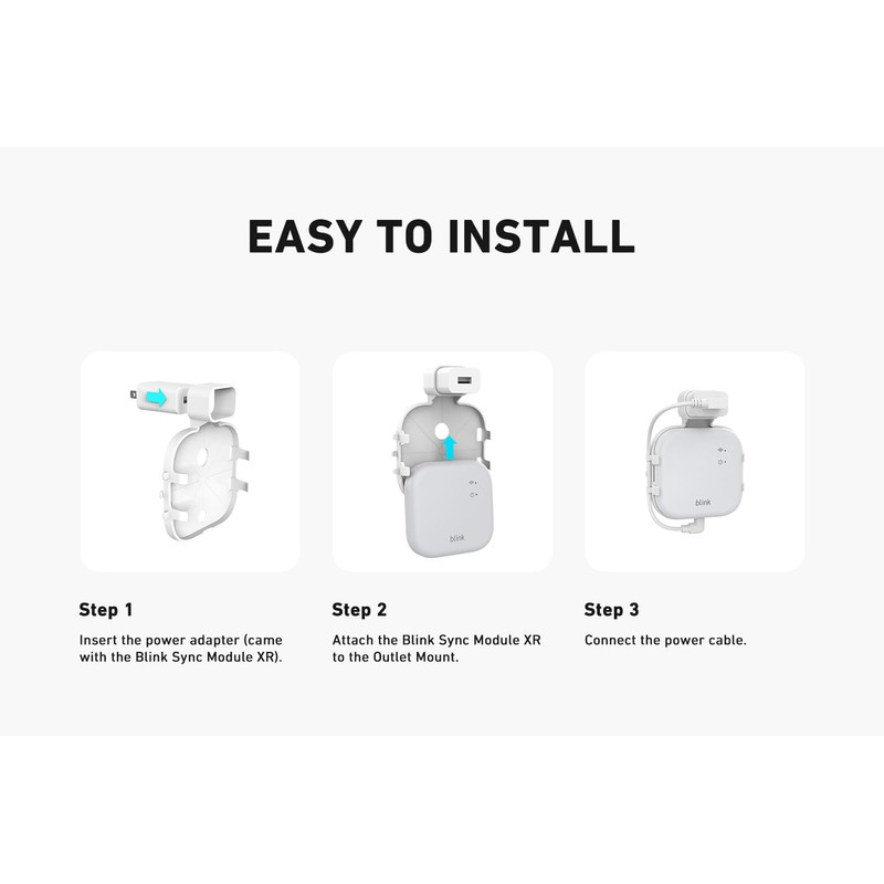 Holicfun Outlet Mount for Blink Sync Module XR