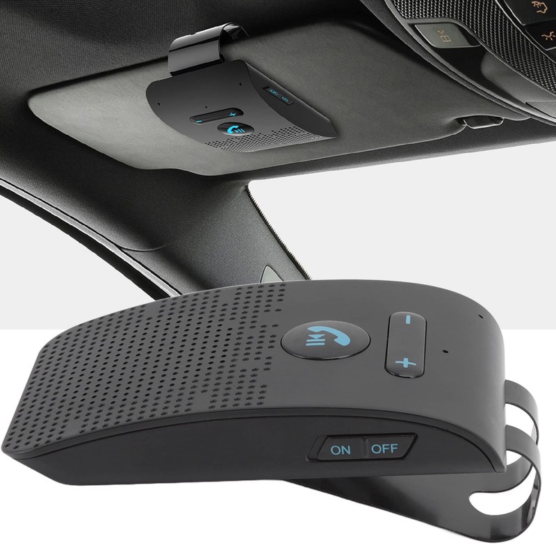 Leapiture Car Bluetooth Speaker Handsfree Bluetooth Speakerphone Sun Visor Receiver