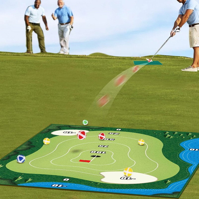 Chipping Game Mat Set Outdoor Super Strong Adhesion Backyard Game