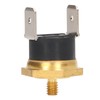 5PCS KSD301 Copper Thermostat Bimetal Normally Closed M4 Snap Disc