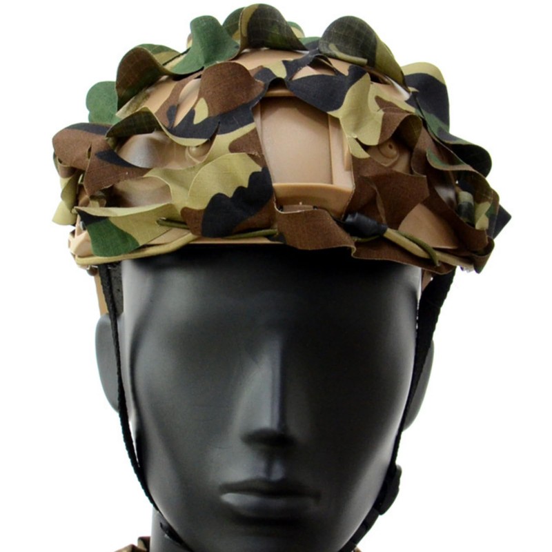 Active Island Airsoft Helmet Cover Camouflage Leaf Camouflage Ghillie a990
