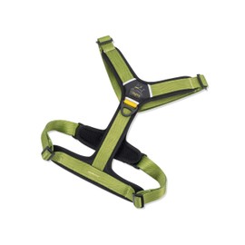 OllyDog Alpine Reflective Comfort Harness, No Pull Dog Harness with Reflective Trims, Soft Sublimation Printed Polyester Webbing, Ideal for Everyday Use and Adventures (Small, Cactus Woodgrain)