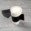 Restpresso Black Paper Coffee Cup Sleeve - with Handle, Fits