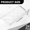 Yalikop 24 Pcs Trading Card Risers for Case Transparent Acrylic