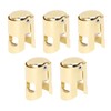 5Pcs Champagne Bottle Stopper Stainless Steel Champagne Sealer Plug Reusable