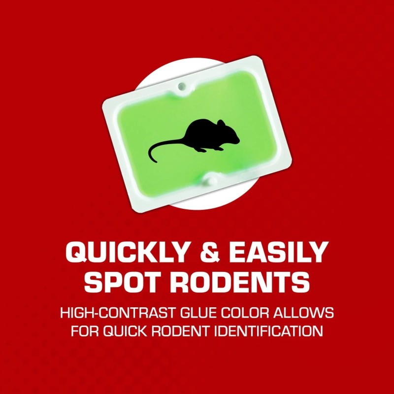 Tomcat Super Hold Glue Traps Mouse Size, Contains 4 Traps