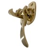 Left or Right Handed Ice Box Latch in Solid Brass