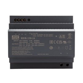 Mean Well HDR-150-24 DIN Rail Power Supply (DIN-Rail) 24 V/DC 150 W 1 x