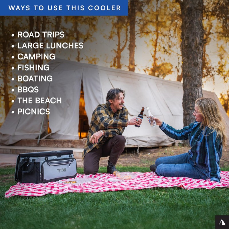 Titan by Arctic Zone 48 Can Zipperless Soft Cooler with