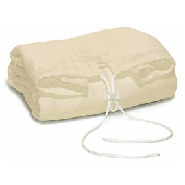 Comfy-Snug Cal King Cream Bed Sheet Set Microfiber - Latex Free - Hypoallergenic - Sheet Fastener, Holder, Strap, Suspender, Tensioner - Adjustable