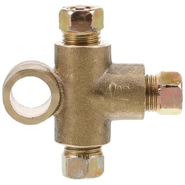 OUNONA High Quality Brass M10 Thread Cable Connector for Oil and Brake Lines, Precision Processing for Durable Use
