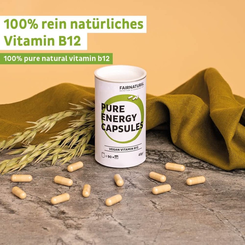 Premium Vegan Vitamin B12 with High Bioavailability [Regional from Germany]