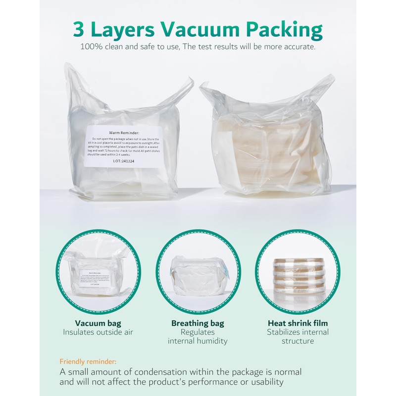 Mold Test Kit for Home, 8 Detection Tests for HVAC,