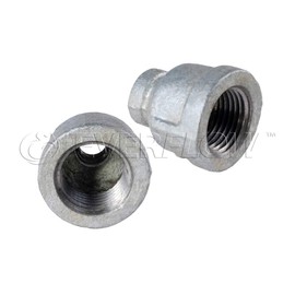 Supply Giant HNSD2121 2-1/2 X 3/4 Galvanized Malleable Iron Reducing Coupling, 2-1/2 in. x 3/4