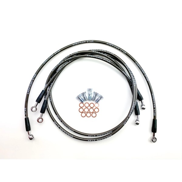 American Star Street Legal DOT Approved Brake Line Set: Suzuki