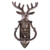 HOMESCAPES Deer Door Knocker or Gate Knocker Antique Style Stag