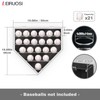 Leiruosi Acrylic Display Case for Baseball, Lighted Wall Mounted Shadow