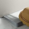 Door Wedge | Non-Slip Rubber Stopper | Grey | Pack
