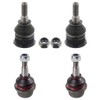 Set of 4 Front Upper & Lower Ball Joints Left + Right FEBI for VW Beetle Karmann Ghia