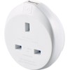 Go Travel Earthed UK to USA Compact American Adaptor inc