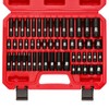 MIXPOWER 50 Pieces 1/4" Dr. Impact Socket Set, CR-V, 6
