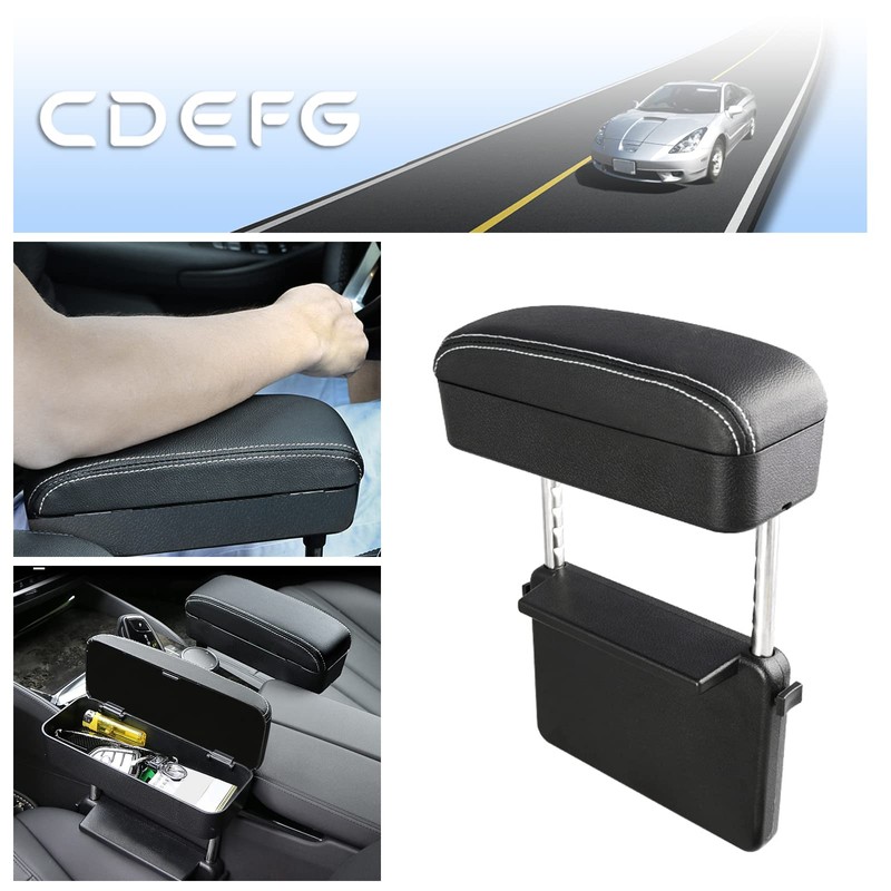 CDEFG Armrest Support Elbow Rest Pad Armrest Extender, Console Storage